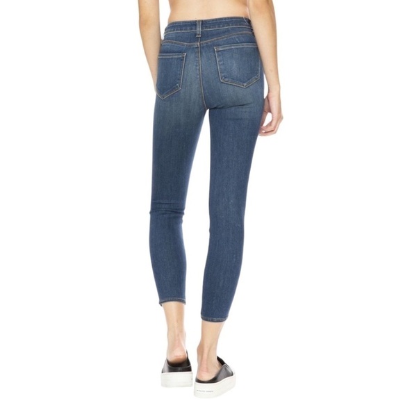 L’AGENCE The Margot Racer Stripe High Rise Jean size 26 - Picture 2 of 10